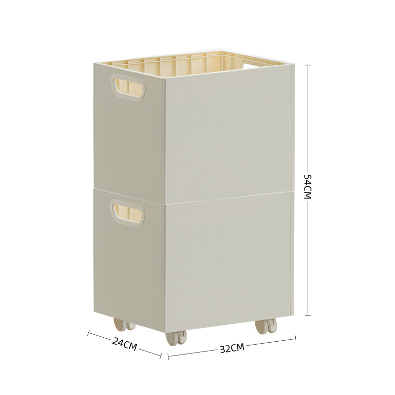 White - Stacked version (with wheels or without wheels)