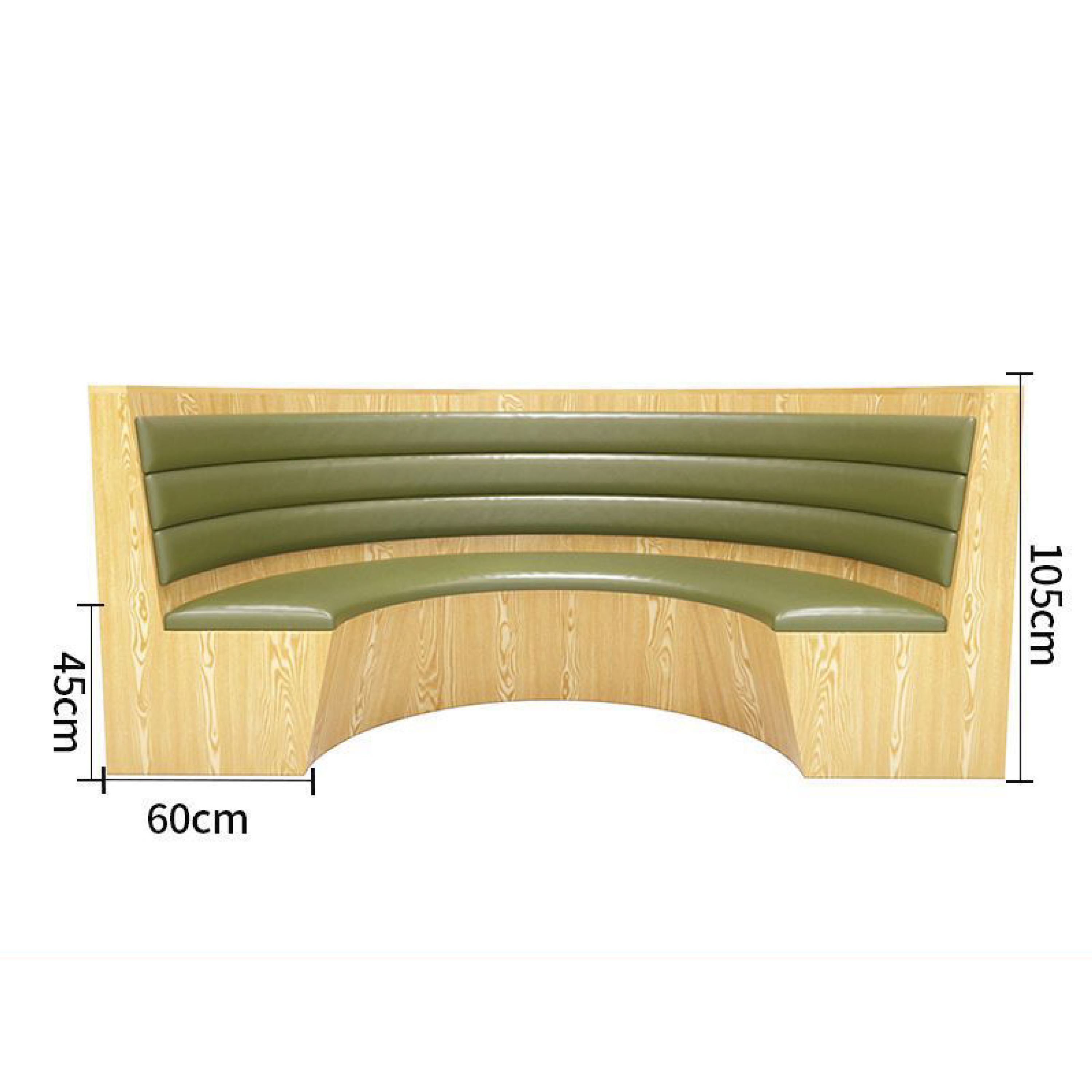 Cabina seccional semicircular