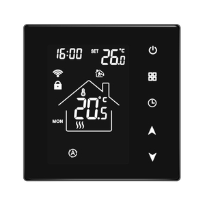 עיצוב מודרני termostat wifi סיטונאי עם מצב תכונה גמישה מתג תצוגה לוח תצוגה tuya wifi thermostat