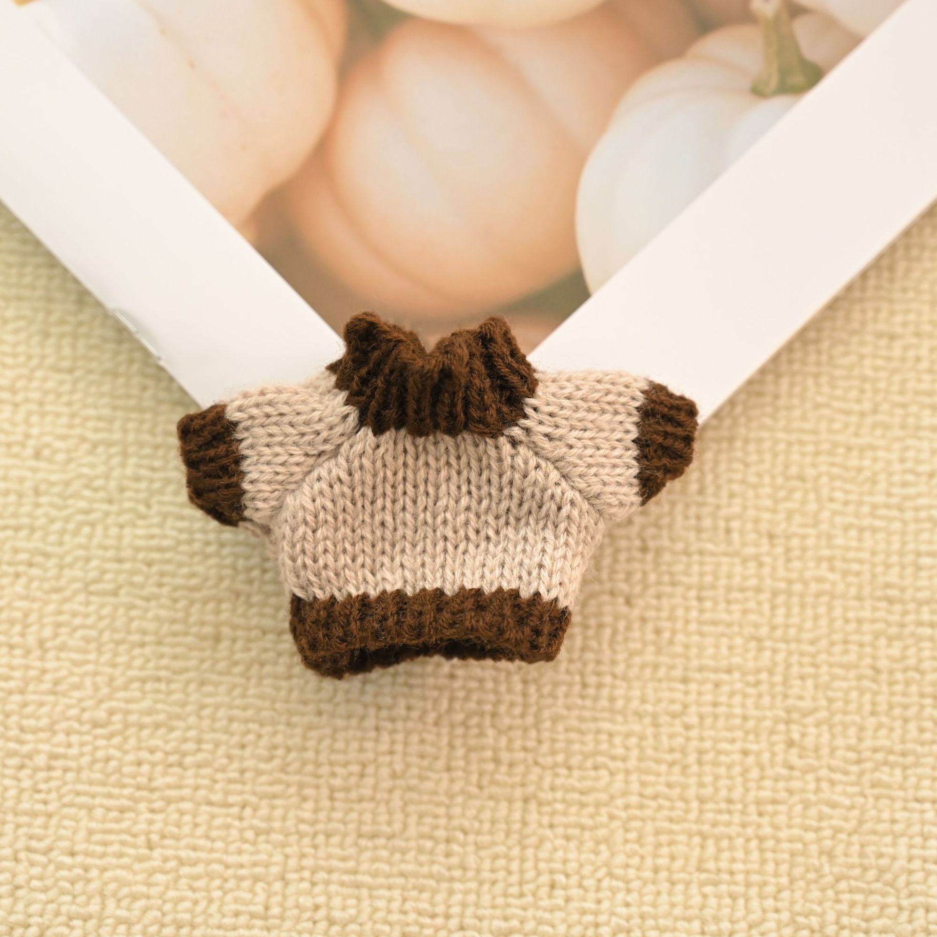 Patchwork marron