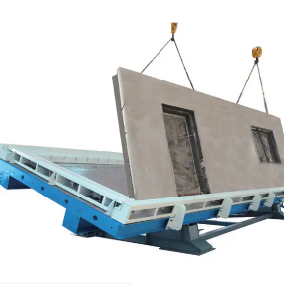 concrete cement lightweight wall panel casting tilting table bed