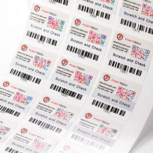 Fabricante de pegatinas antifalsificación de números de serie de código QR para rascar de alta calidad - Product Image 3
