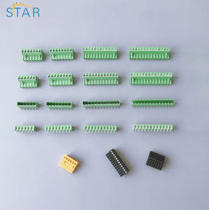 ターミナルブロックコネクタThrough Wayl 2p-24pプラグ可能なターミナルブロックとDinレールターミナル - Product Image 4