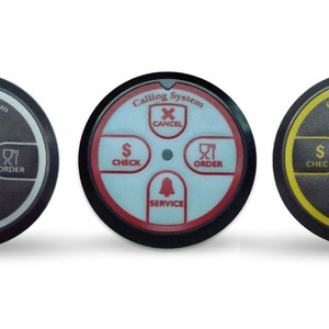 Small Multi-Button Pager Wireless Long Rang Calling <strong>System</strong> for Restaurant or Coffee Shop With Call Information Software - Product Image 2