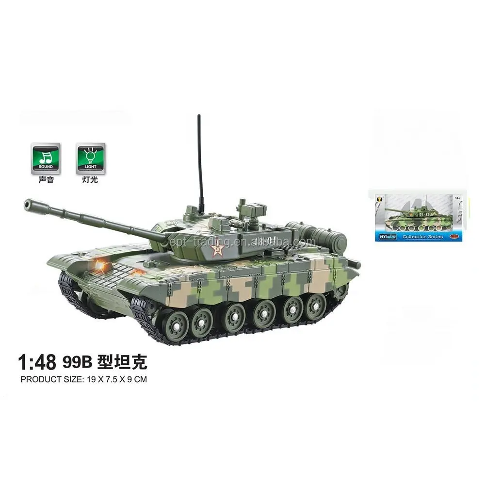 EPT Toy Wholesale mini metal tank model toy 1/48 diecast tank model for sale