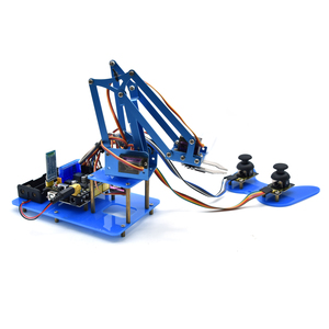 Keyes tudio 4DOF Metall 4-Achsen-Mini-Desktop-Roboterarm-Kit für den Arduino-Lern roboterarm