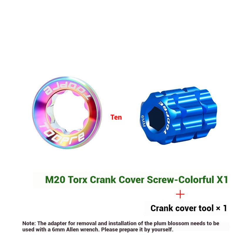 Herramienta colorida de la cubierta de la manivela de + Blue