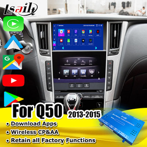 Lsailt 8GB Android接口为英菲尼迪Q50 2013-2015无线CarPlay，Android自动解决方案与NetFlx，Spotify，谷歌地图 - Product Image 2