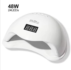 专业指甲用品便携式48w Sun5手指紫外发光二极管指甲灯指甲油烘干机凝胶灯