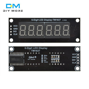 0,36 "6-stelliges 7-Segment TM1637 LED-Anzeige modul 0,36-Zoll-LED-Anzeige für Arduino DIY Rot Grün Blau Gelb Weiß