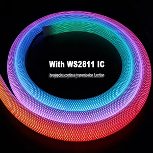 แถบไฟซิลิโคน RGB แบบยืดหยุ่นได้แถบไฟนีออน LED แบบ360องศาทำจากซิลิโคนหรูหราทรงกลม - Product Image 3
