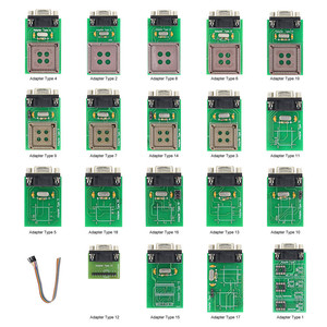 Full Set 19 Adaptors for All UPA <strong>USB</strong> <strong>Programmer</strong> Support With EEPROM MCU ST Microelectronic Microchip PIC Atmel Programming