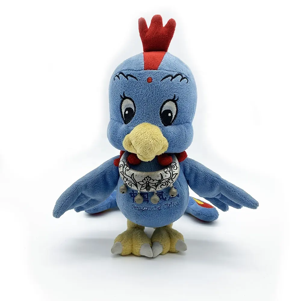 China personalizado suave peluche pájaro azul juguetes mascota pájaro de peluche suave juguetes lindos animales Juguetes