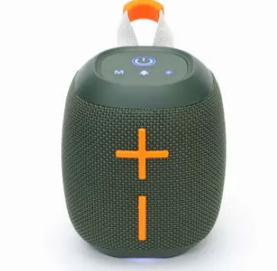 Customizable Outdoor Mini IPX7 Waterproof loudspeaker box HIFI Sound Hand Grenade Bluetooth Speaker with Lanyard