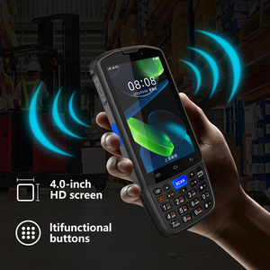 Palmare 2d codice Qr Scanner di codici a barre Computer palmare Android logistica PDA Stock - Product Image 4