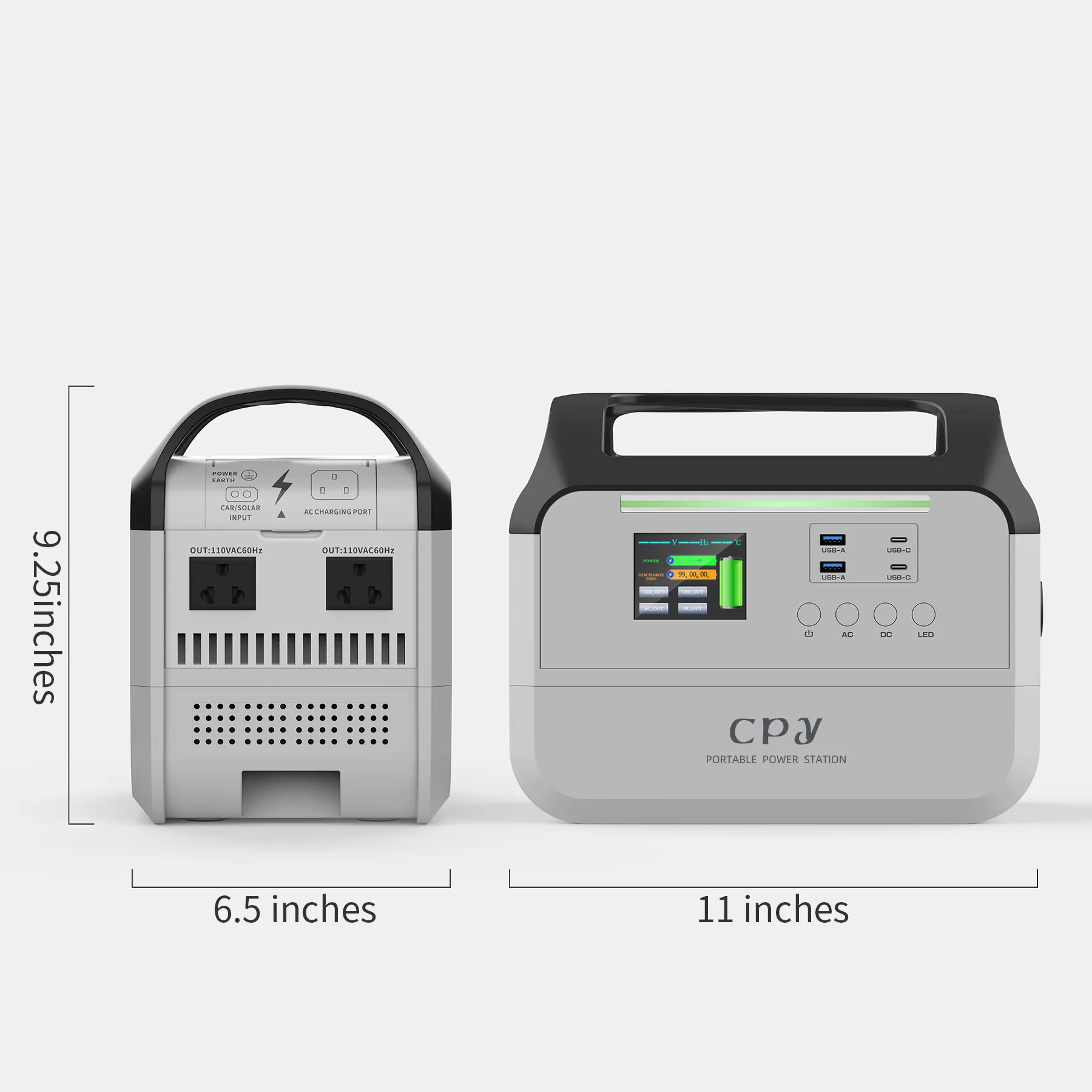 大容量リチウム電池2000w1000w500wポータブルソーラー発電機AC DC 12v 220vエネルギーホームシステム用発電所