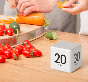 Kunden spezifisch 15-20-30-60 Minuten Cube Countdown Timer Kochen Küche Timer Study Timer