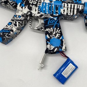 Stokta 2023 yeni elektrikli plastik makine tabanca oyuncak tabanca boy blaster MP5 oyuncak silah manuel ve otomatik 2-In-1 - Product Image 3
