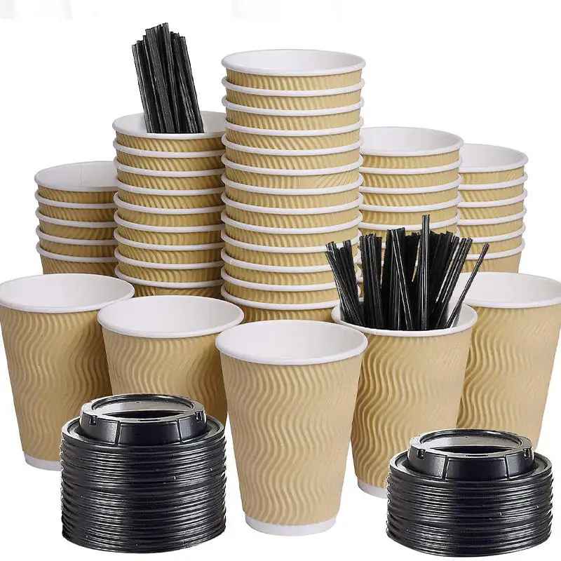 sku-6 Vaso de papel corrugado