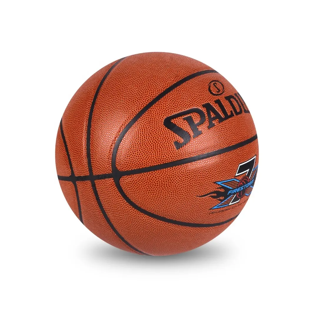 FIBA-Balón de baloncesto Spalding personalizado, tamaño oficial 7, para interior y exterior