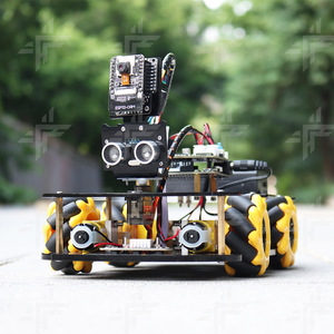 Fornitura di fabbrica all'ingrosso Esp32 a vapore ad ultrasuoni per evitare gli ostacoli con fotocamera Smart Car Kit di programmazione compatibile con <span class=keywords><strong>Arduino</strong></span>