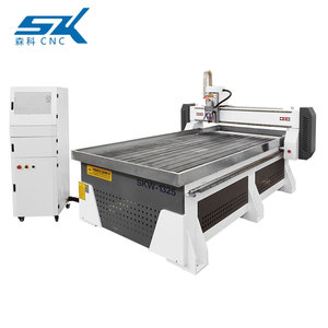CNCルーター彫刻機1325 5X10ft NC Studio Syntec Richauto制御システムモーターギアポンプPLC,4X8ft 2040 3kw 5.5kw木材CNCルーター彫刻機 - Product Image 5