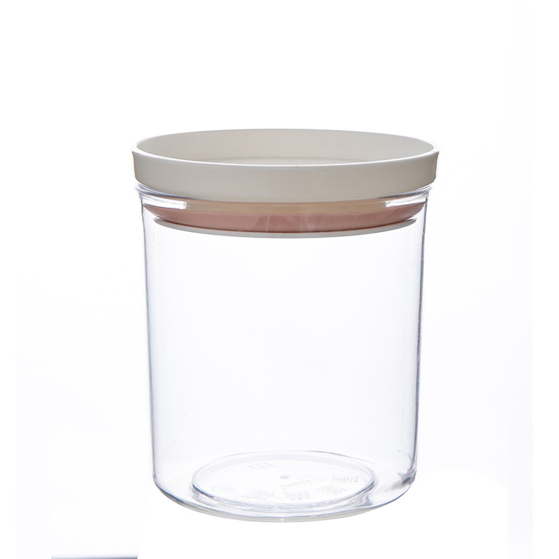 350ml medium-sized pink round grain container