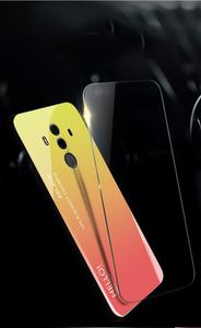 Huawei Mate 10 için 20 Pro durumda degrade temperli cam basit telefon kılıfı Huawei Huawei 20 arka kapak kabuk - Product Image 5