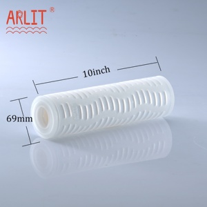 0.2 Micron <strong>10</strong> Inches PES Laboratory Micro-pore Membrane Pleated Wine Filter Liquid Cartridge - Product Image 6