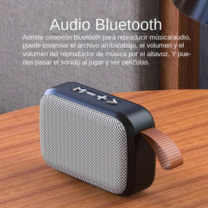 Prezzo a buon mercato G2 altoparlanti in tessuto portatile Mini altoparlante BT senza fili Soundbar Hifi esterno Subwoofer supporto TF Card Radio FM