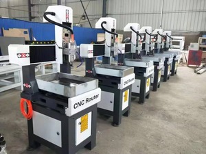 6060小玉雕刻机4轴数控刳刨机带旋转装置，用于3D切割软金属数控刀具 - Product Image 4
