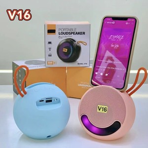 畅销小型V16便携式蓝牙扬声器，带RGB氛围灯型新型立体声音频功能 - Product Image 3