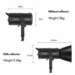 Tolifo RGB <strong>LED</strong> COB X-180RGB 2700K-6500K 180W APP DMX Control Photography Video Light for Video and Creative Film Production - Product Image 4