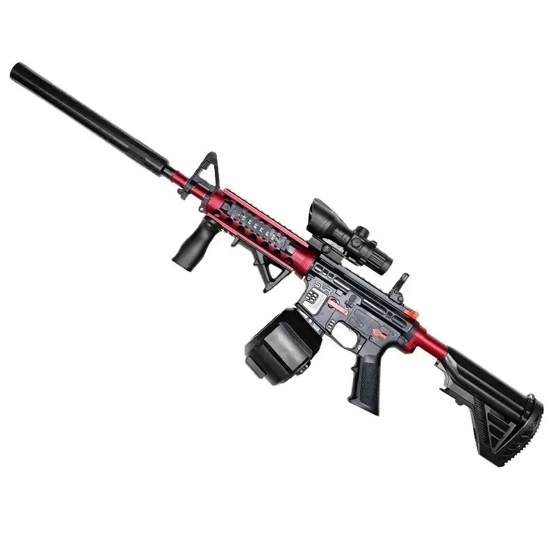 מכירות חמות M416 M4A1 חשמלי ג'ל בלסטר כדור אקדח תמיכת צבע התאמה אישית טיק טוק אותו סגנון אקדח פצצת מים