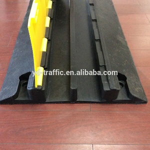 Protector ช่อง1 2 3 4 5ช่องสายเคเบิลป้องกันสายเคเบิลยางที่มีความยืดหยุ่นทางลาดยาง - Product Image 6