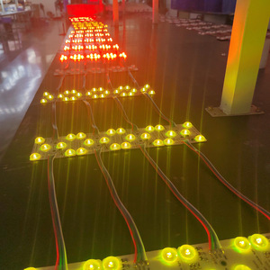 Di alta qualità DC24v RGBW DMX512 modulo Led quadrato programmabile magico impermeabile modulo Blockchain per soffitto morbido Lightbox