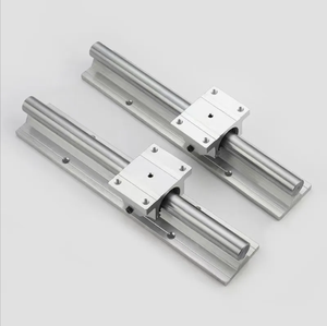 SBR <strong>and</strong> TBR Series Aluminum Round <strong>Linear</strong> Shaft Guide <strong>Rail</strong> with Slider <strong>and</strong> <strong>Block</strong> for CNC Machine Customized Size Provided - Product Image 1