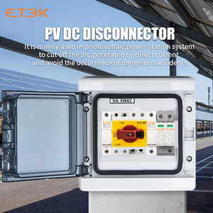 ETEK PV DC Solar Isolator <strong>Switch</strong> Max1500V <strong>2P</strong> 32A Din Rail Solar Rotating Handle Rotary Disconnector for Solar EKD16-DB32-2 - Product Image 6