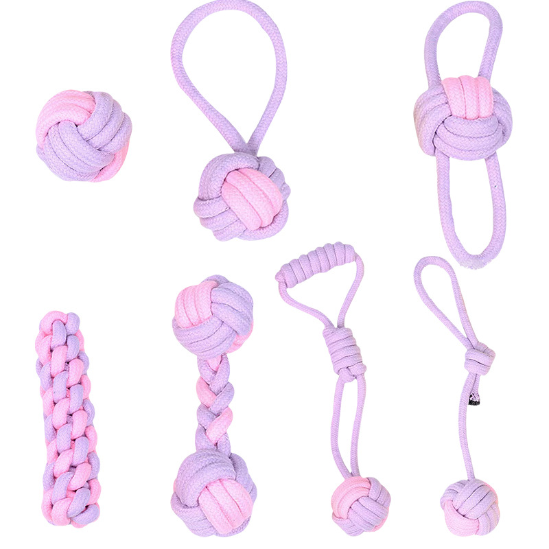 Ensemble 7 pièces violet rose 500G-rose