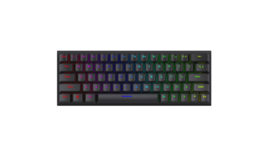 Mini Teclado mecánico ultrafino para juegos de teclado alto, teclado de ordenador con cable 60%, mezcla de colores, ruso, español para Ga