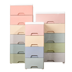 Trang trí nội thất 46cm chiều rộng 7 lớp nhà bếp đầy màu sắc phụ tùng ngăn kéo tủ nhựa cho đồ lặt vặt vải lưu trữ - Product Image 1