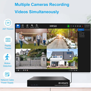 VESAFE Ai kamera sistemi 4ch 16 Ch 8 kanal Nvr Poe açık 4mp 2k Hd güvenlik Cctv Alarm Ip ağ akıllı kamera - Product Image 6