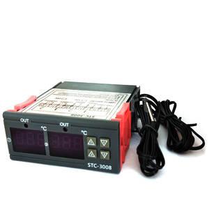 STC-3008 Dual Digital <strong>Temperature</strong> <strong>Controller</strong> Two Relay <strong>Output</strong> 12V 24V 220V Thermoregulator Thermostat With Heater Cooler