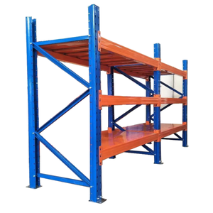 Estantes industriales euro con recubrimiento en polvo de nuevo estilo, estante apilable, estante apilable, sistema de almacenamiento de acero, palés de estantería de almacén - Product Image 1