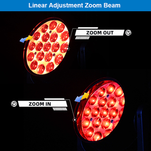 Moderno de alta calidad 19 Plus15w LED Wash Light Controlador Dmx RGB LCD Pantalla táctil para Night Club Party