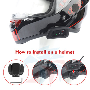 BT5.1 V6Proオートバイ用ヘルメット用高品質インターホンBluetoothインターホンワイヤレスインターホンバイクBTインターホン