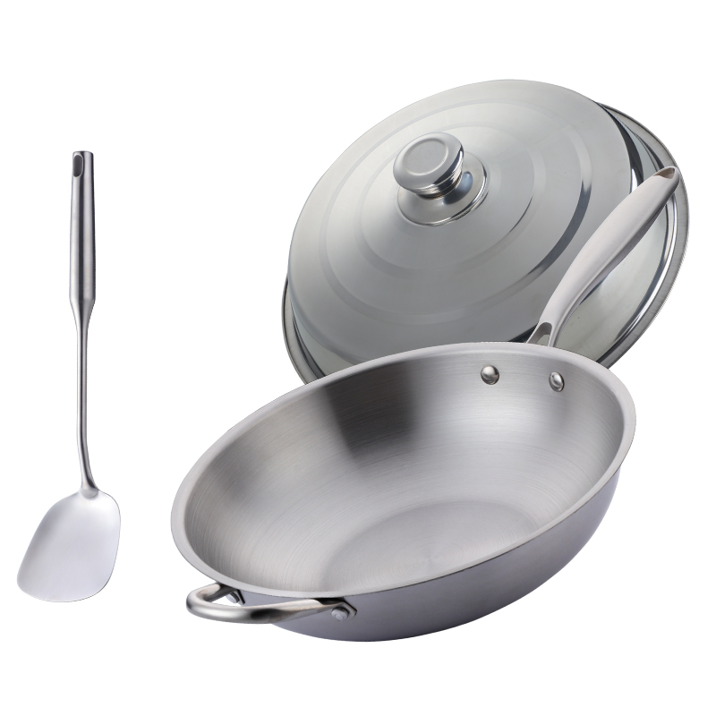 With lid and spatula