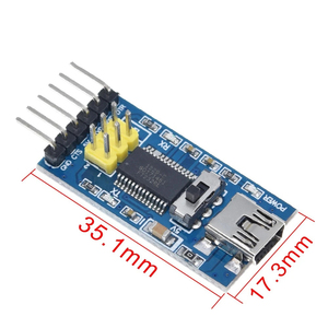 1pc <strong>Basic</strong> Breakout Board <strong>FTDI</strong> FT232RL USB To TTL Serial IC Adapter Converter Module 3.3V 5V FT232 Switch