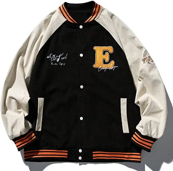 Aelfric Eden Herren jacke Harajuku Vintage Grafik Baseball jacke Unisex Mäntel Streetwear