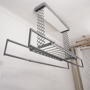 Smart Retractable Ceiling Drying Rack With Wireless Control with Factory Price
